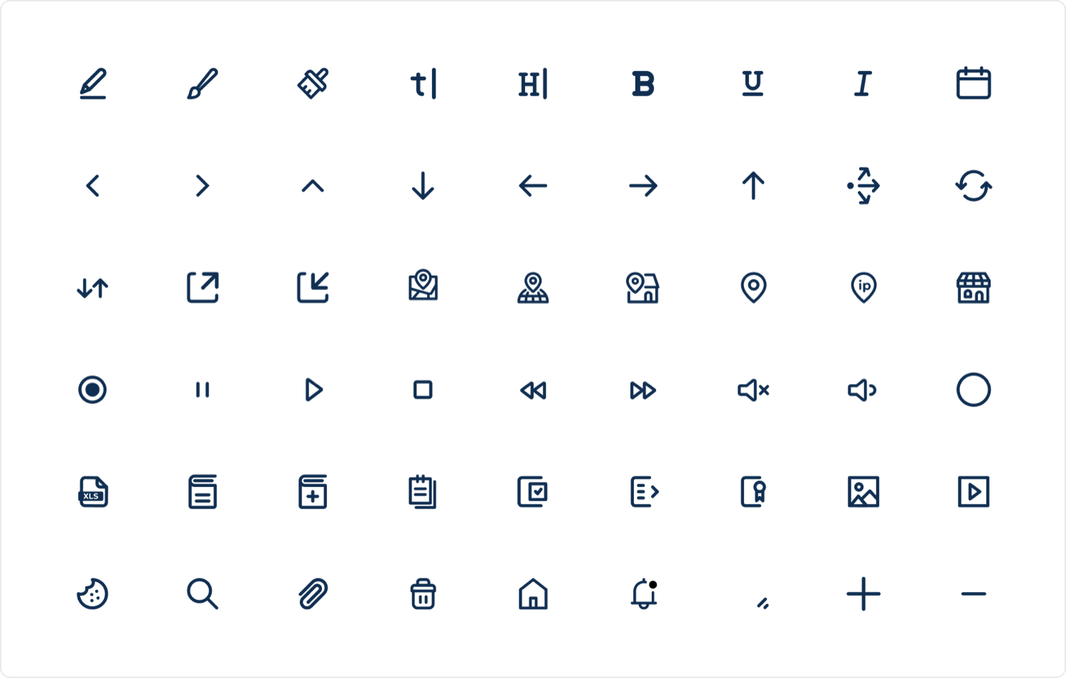 The Malty icon library